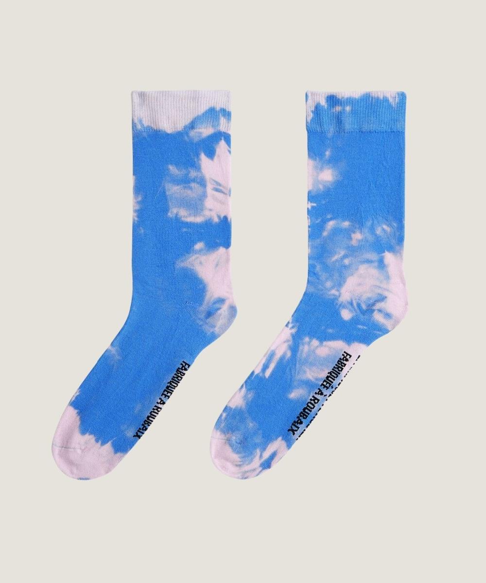 rodier La chaussette Rodier tie & dye bleu