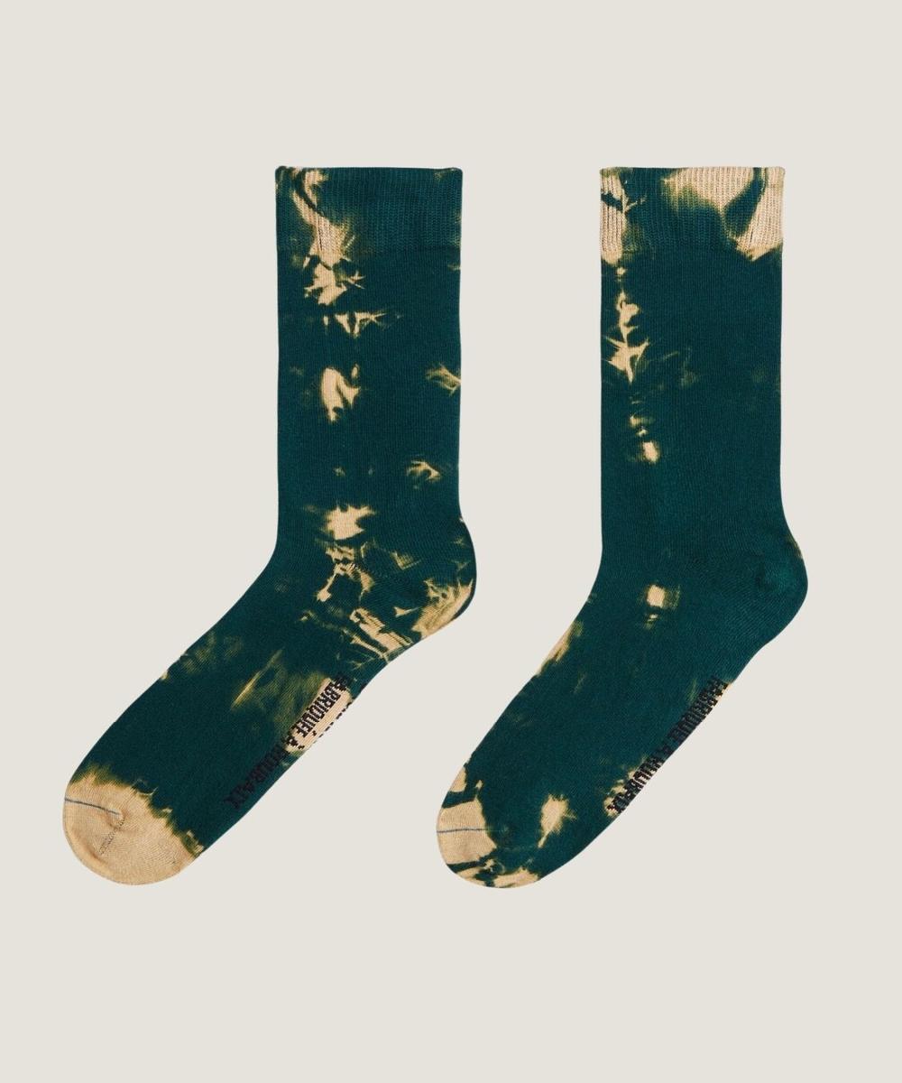 rodier La chaussette Rodier tie & dye vert foncé