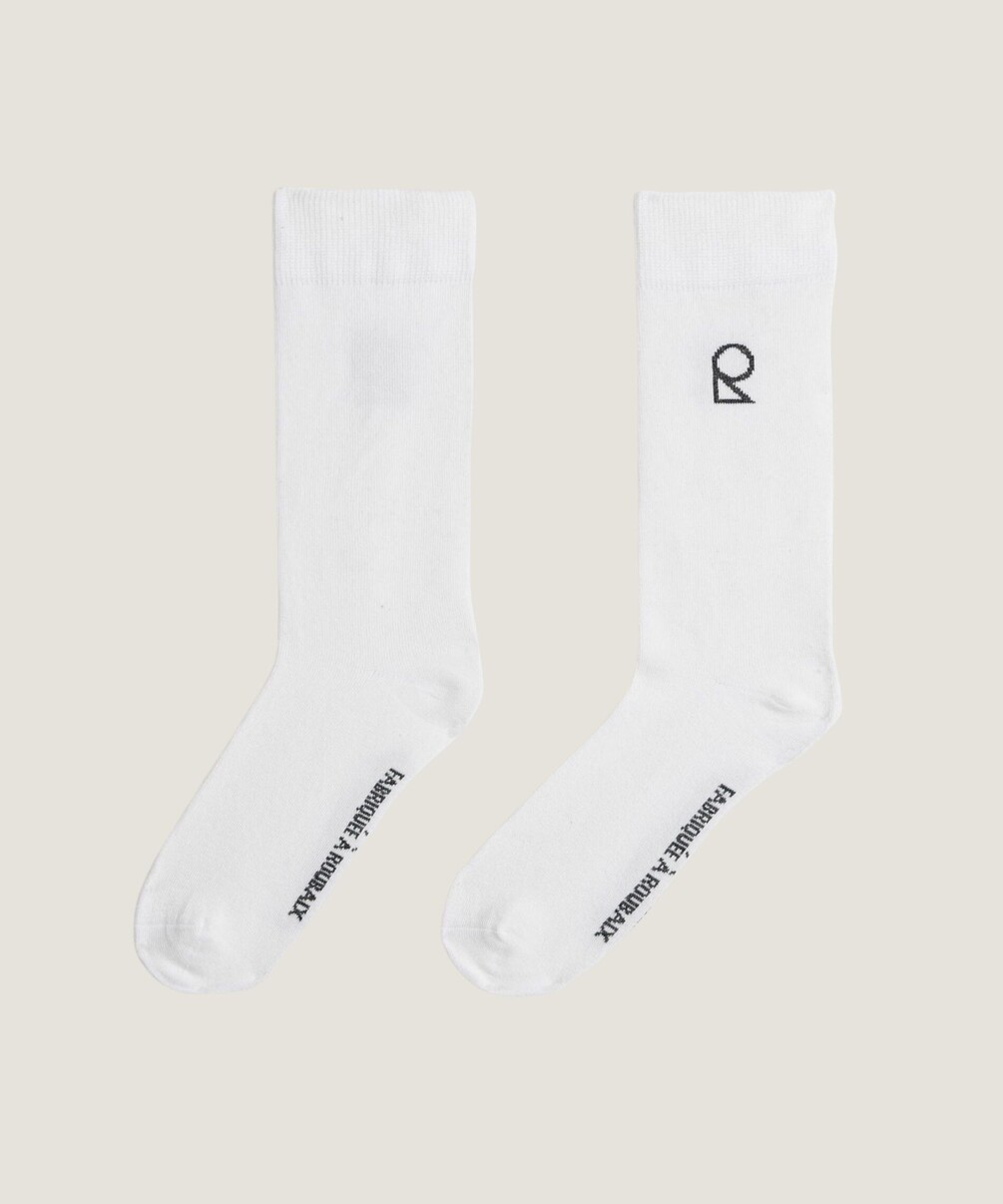 rodier La chaussette unisexe Rodier blanc écru