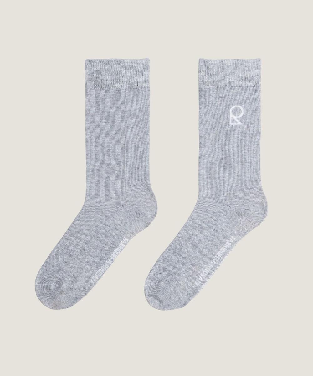 rodier La chaussette unisexe Rodier gris chiné