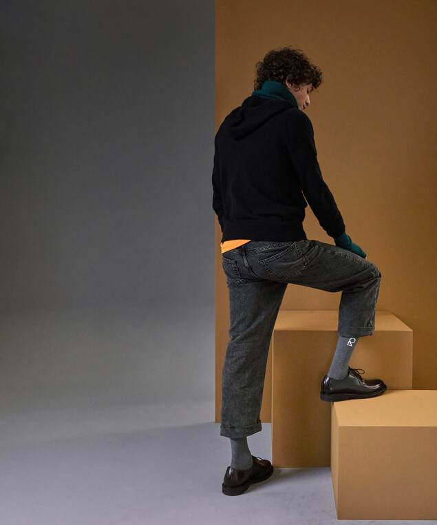 Rodier La Chaussette Unisexe Rodier Gris Foncé