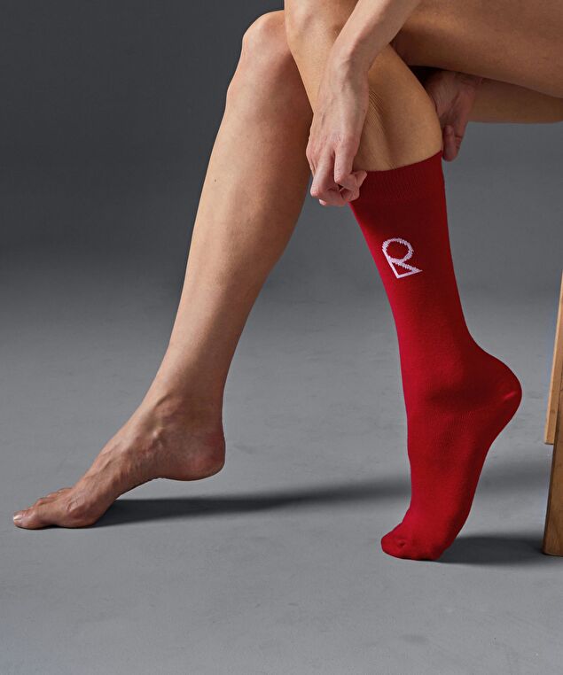 Rodier La Chaussette Unisexe Rodier Rouge