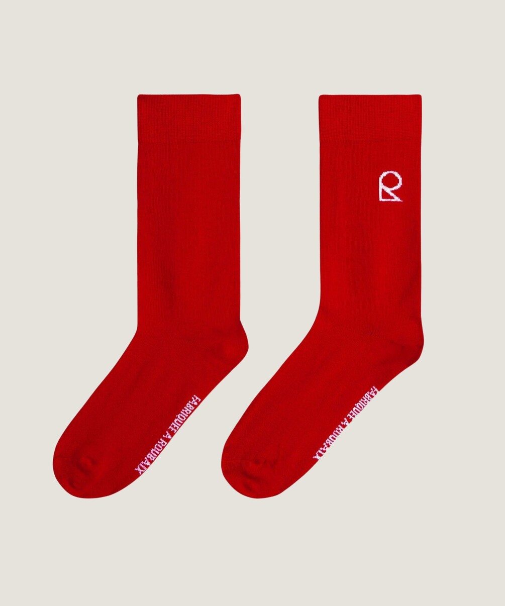 rodier La chaussette unisexe Rodier rouge