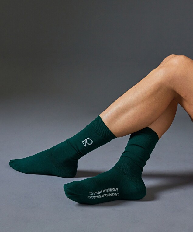 Rodier La Chaussette Unisexe Rodier Vert Foncé