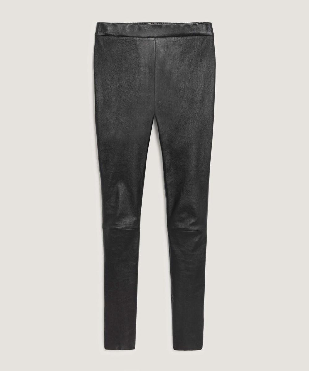 rodier Legging en cuir stretch noir