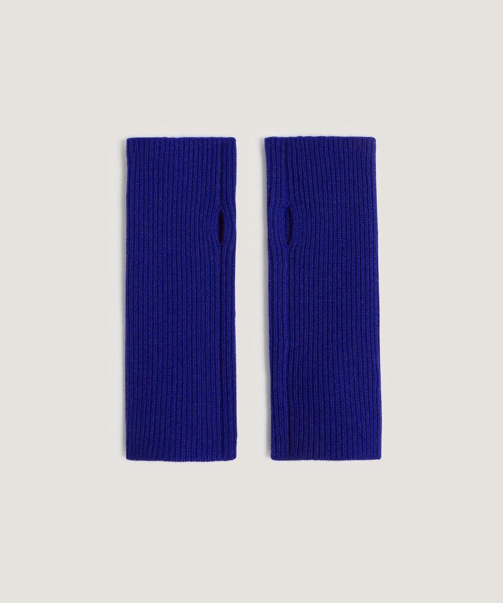 rodier Mitaine en cachemire bleu outremer