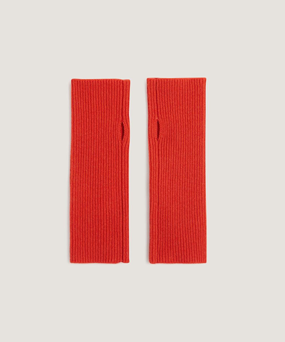 rodier Mitaine en cachemire orange