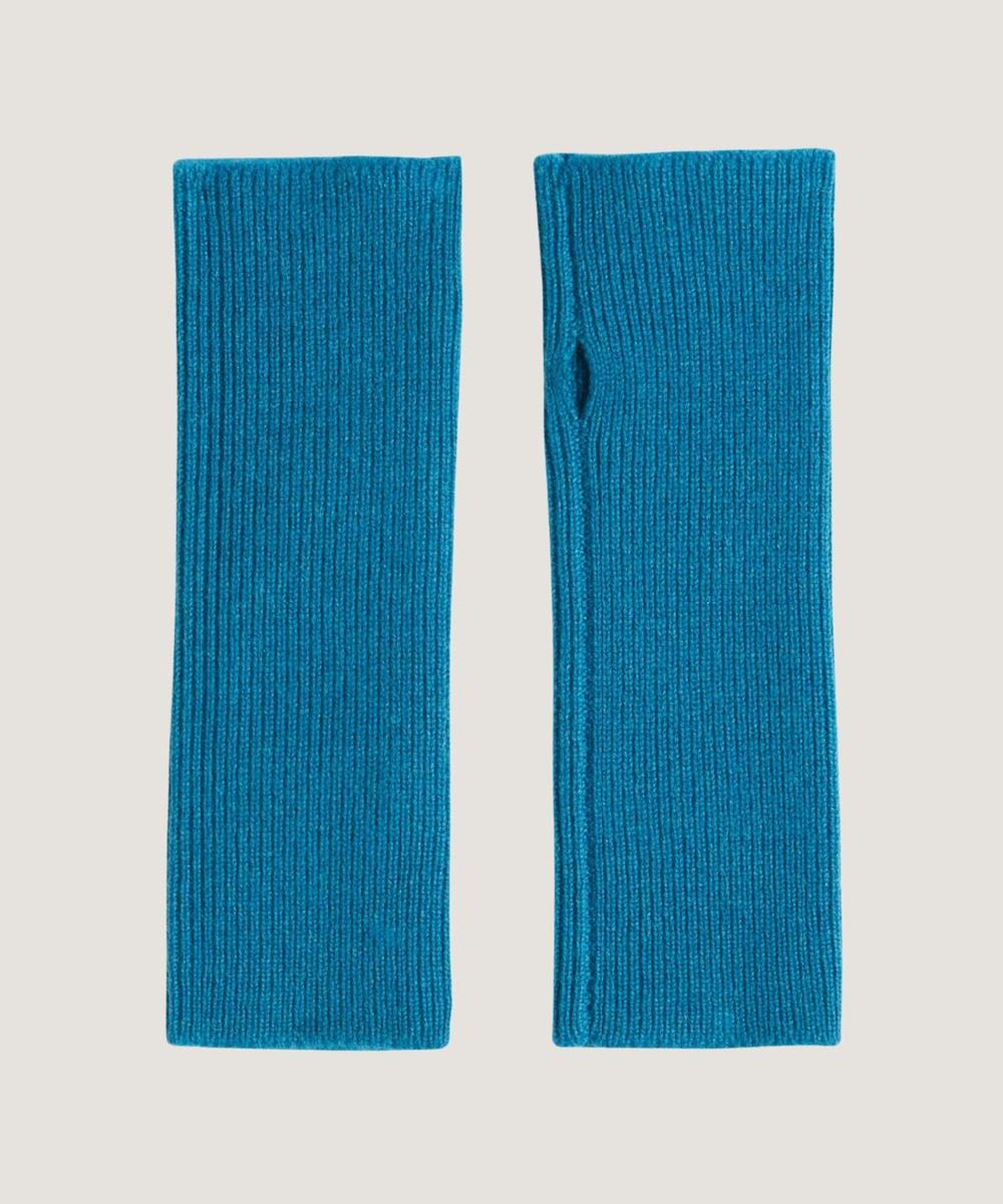 rodier Mitaines cachemire bleu petrole