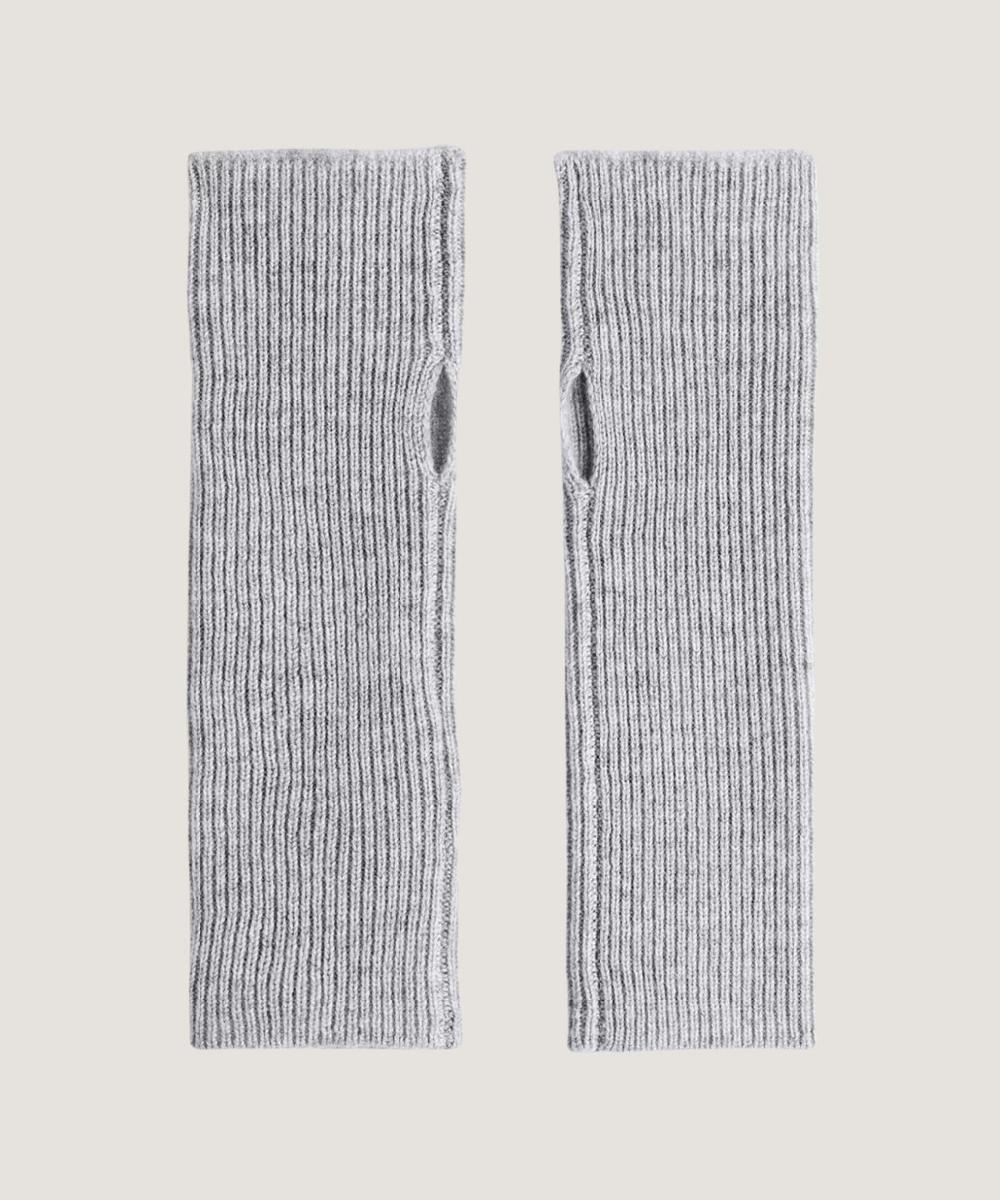 rodier Mitaines en cachemire gris clair