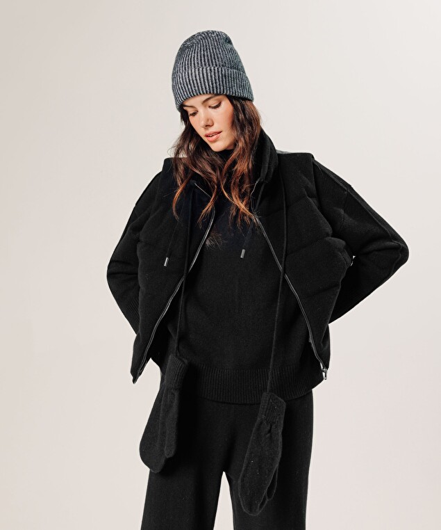 Rodier Moufles En Cachemire Noir