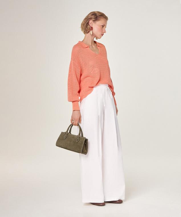 Rodier Pantalon Blanc Large Blanc