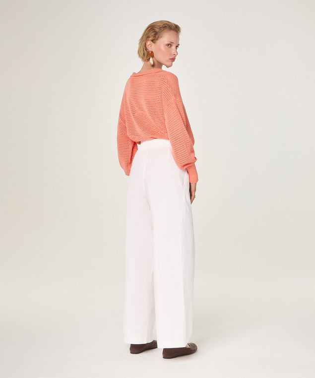 Rodier Pantalon Blanc Large Blanc