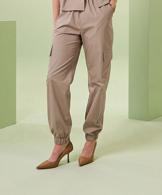 Rodier Pantalon Cargo Beige