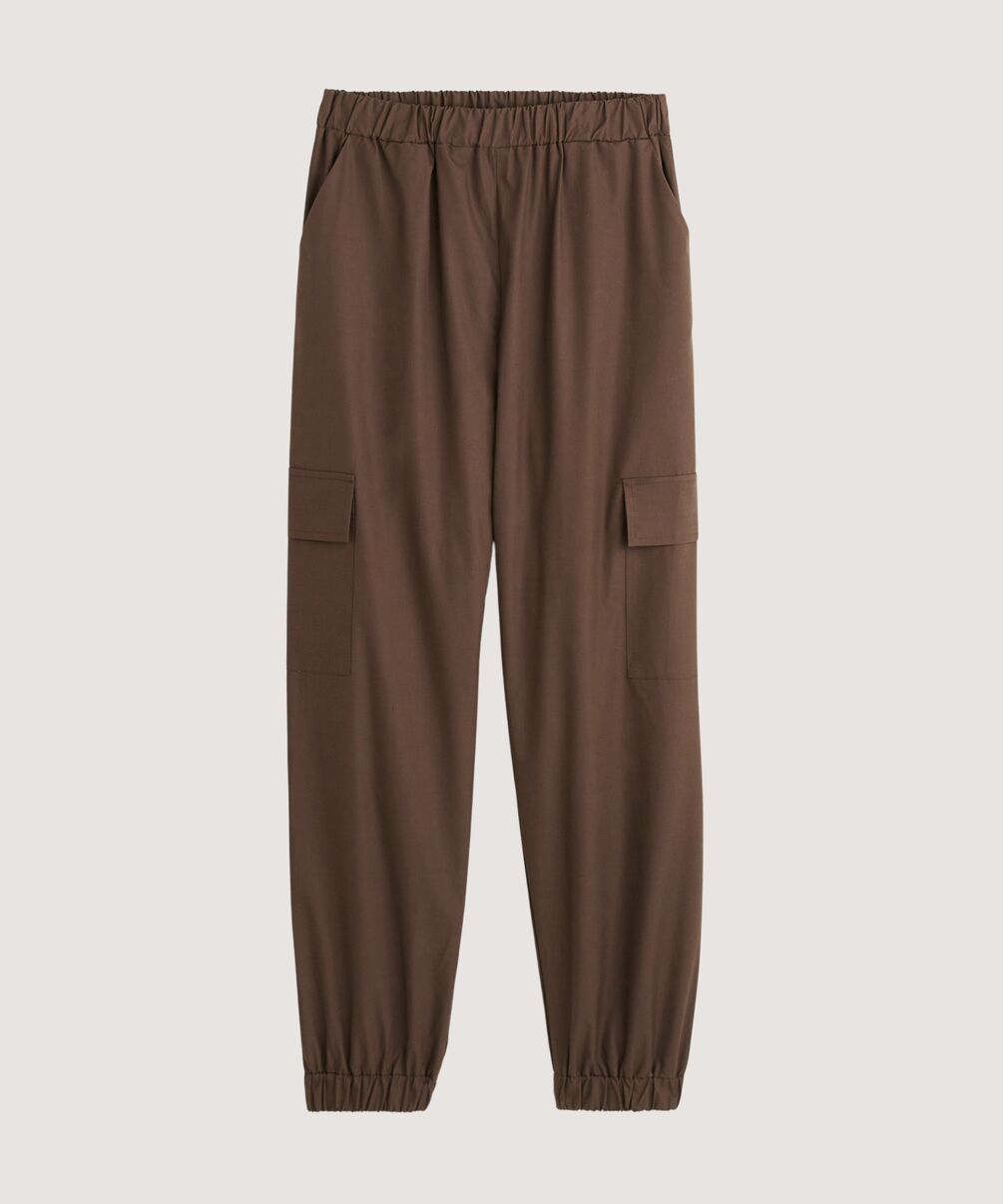 rodier Pantalon cargo marron foncé