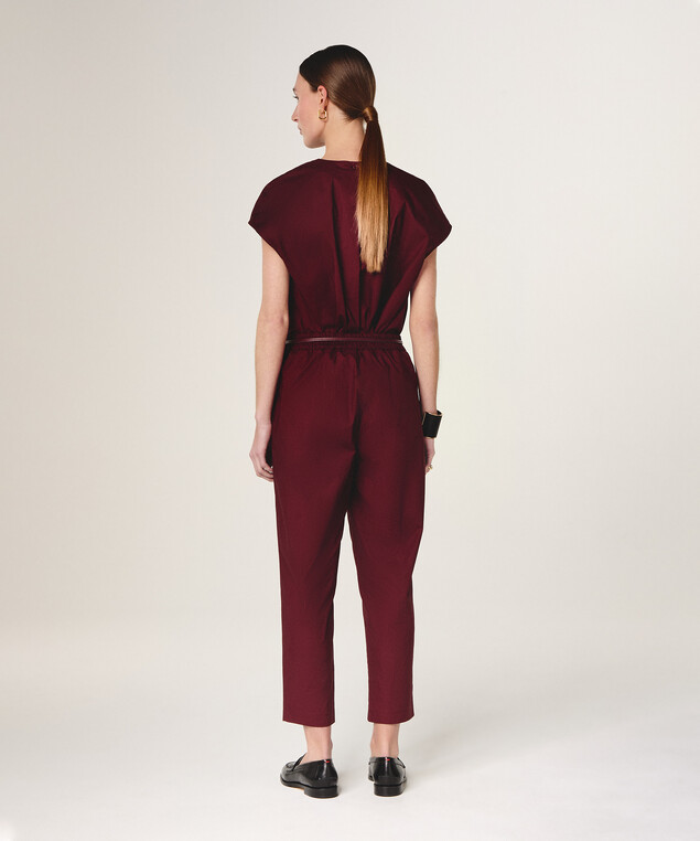 Rodier Pantalon Chino Rouge Bordeaux
