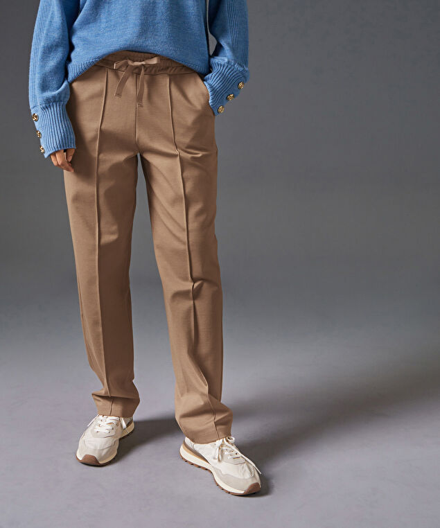 Rodier Pantalon Jogging Milano Beige Foncé