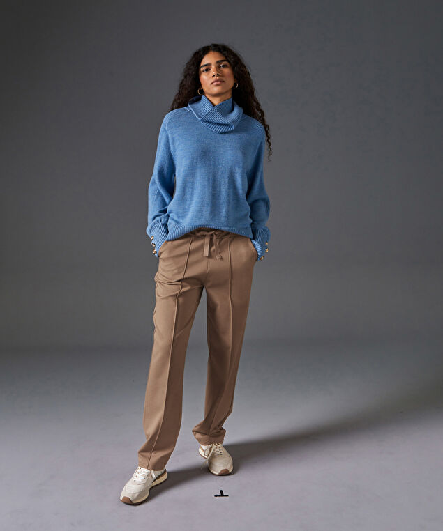 Rodier Pantalon Jogging Milano Beige Foncé