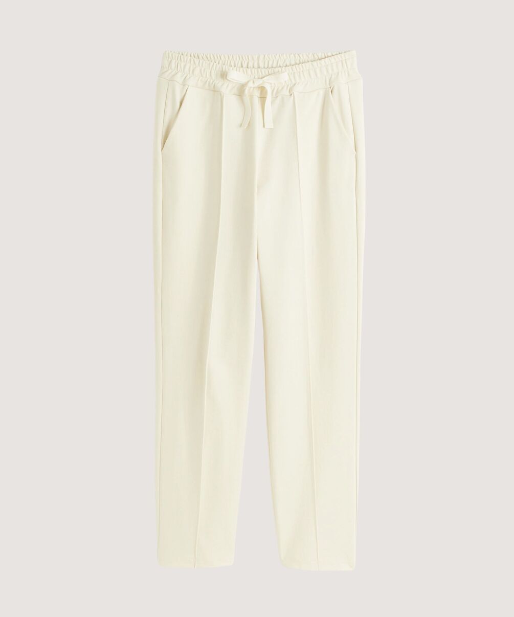 rodier Pantalon jogging milano blanc écru
