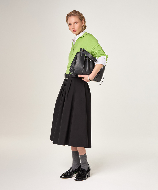 Rodier Polo En Coton Et Soie Vert Verveine