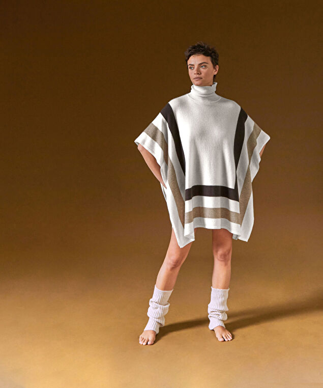 Rodier Poncho En Cachemire Poncho En Cachemire