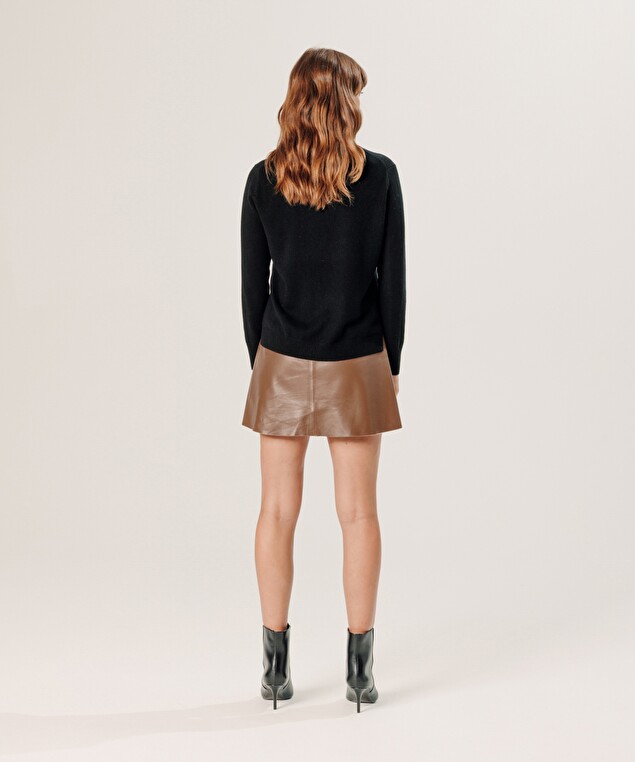 Rodier Pull Col Rond En Cachemire Noir