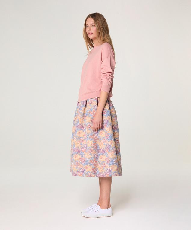 Rodier Pull Col Rond En Coton Bois De Rose