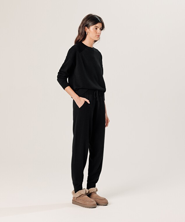 Rodier Pull Large En Cachemire Noir