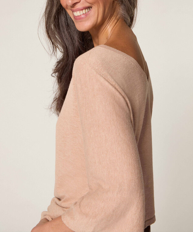 Rodier Pull Manches Courtes Beige