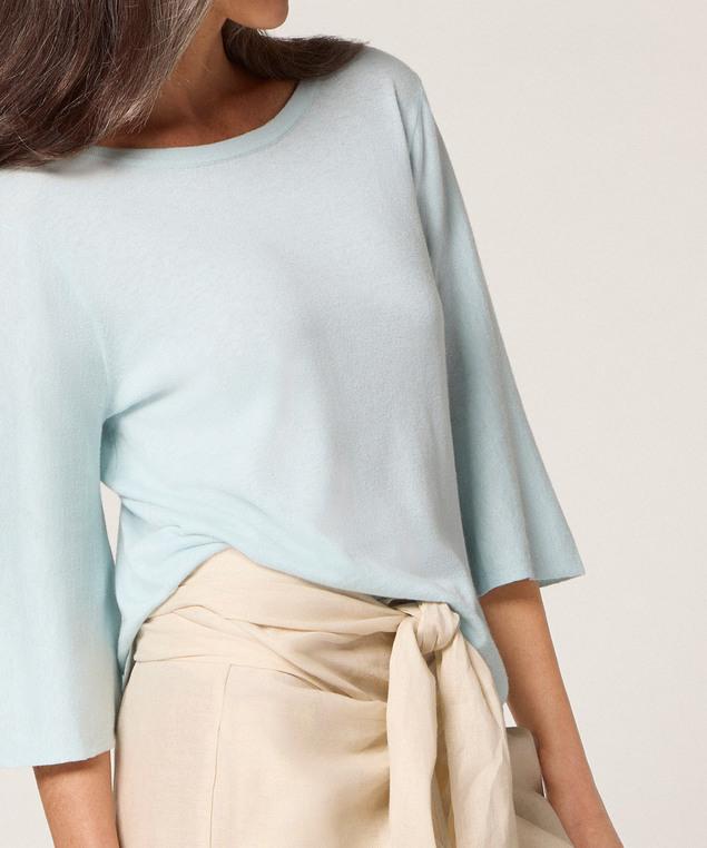 Rodier Pull Manches Courtes Bleu Aqua