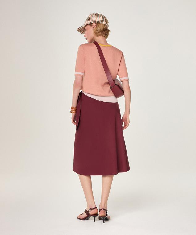 Rodier Pull Manches Courtes En Coton Beige Rose