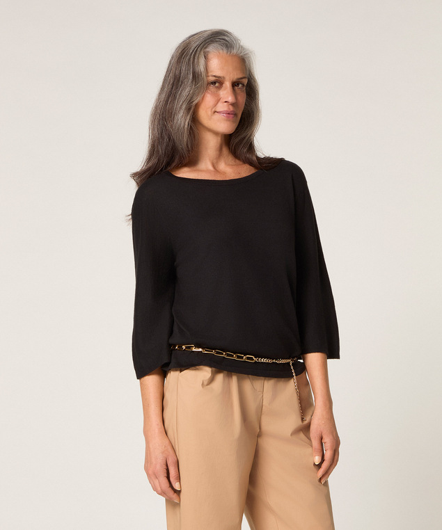 Rodier Pull Manches Courtes Noir