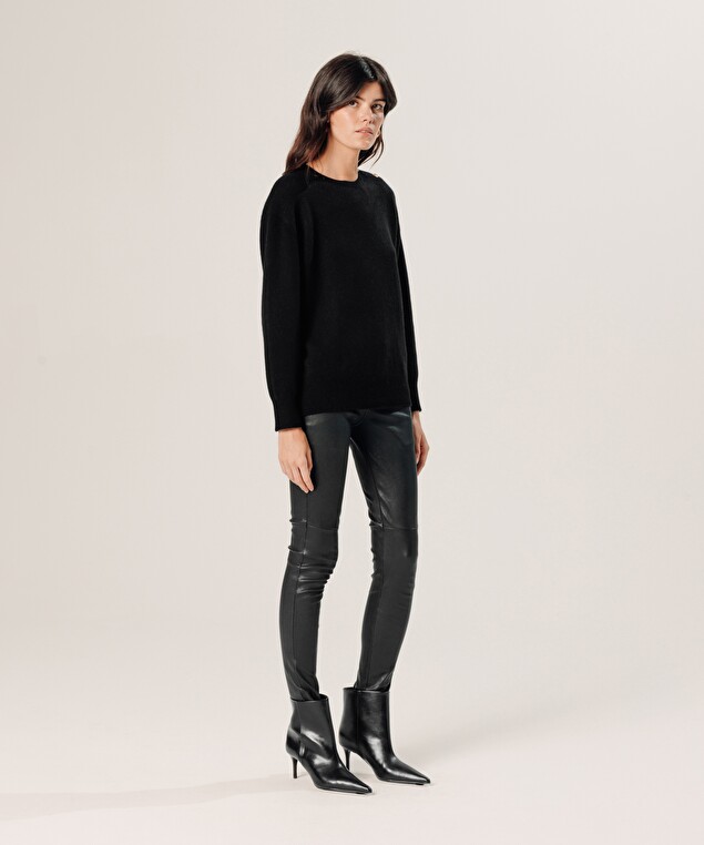 Rodier Pull Oversize En Cachemire Noir