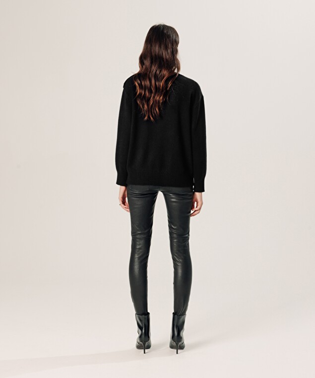 Rodier Pull Oversize En Cachemire Noir