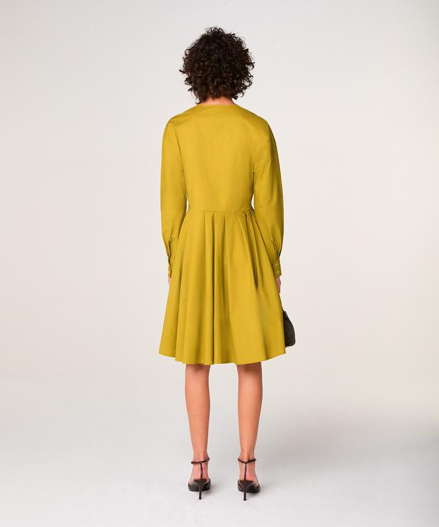 Rodier Robe Courte Jaune Ocre