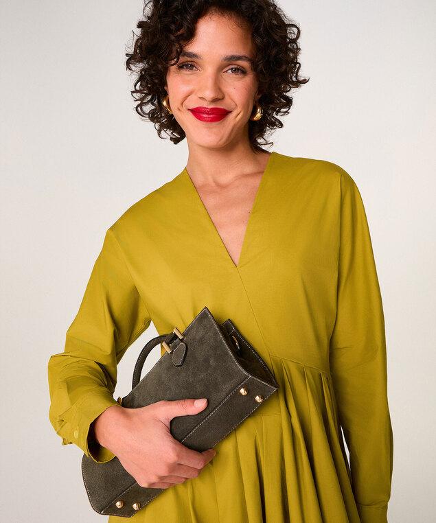 Rodier Robe Courte Jaune Ocre