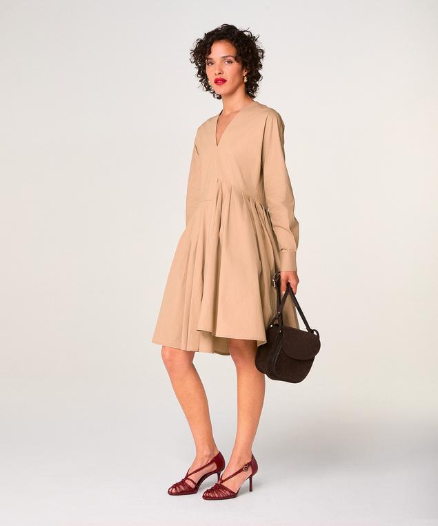 Rodier Robe Courte Marron Moka