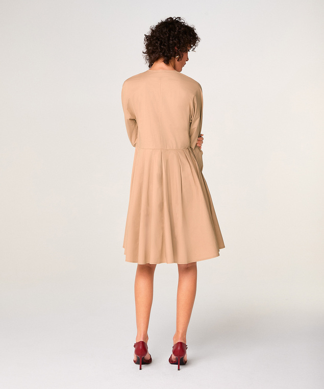Rodier Robe Courte Marron Moka