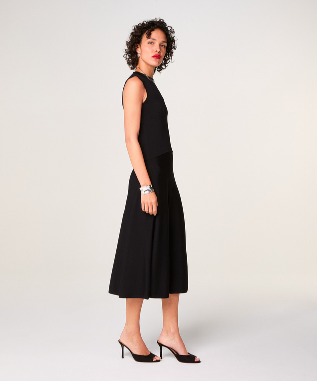 Rodier Robe Longue évasée Noir