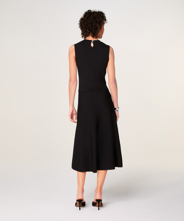 Rodier Robe Longue évasée Noir