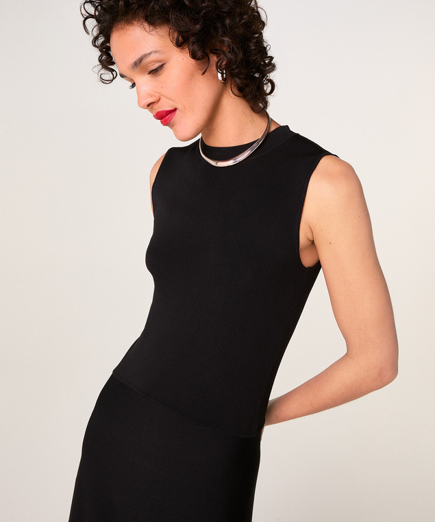 Rodier Robe Longue évasée Noir