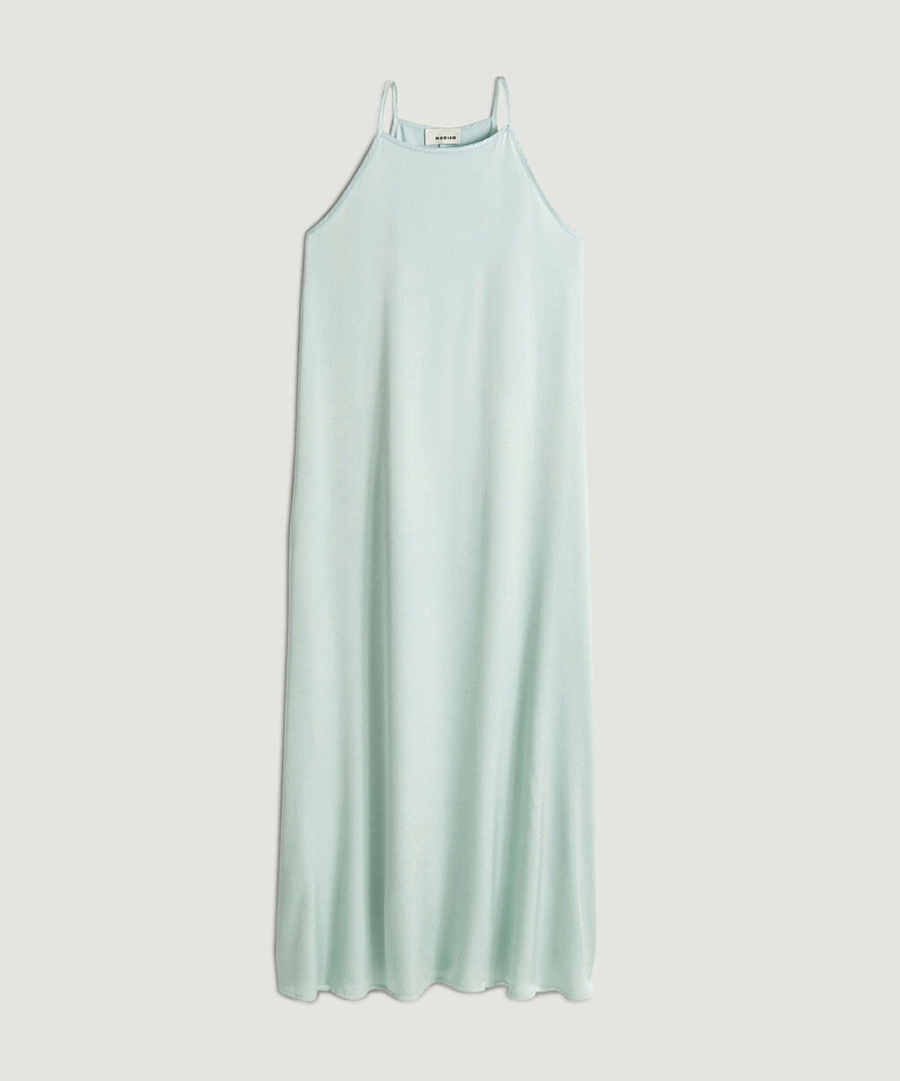 rodier Robe longue fluide vert d'eau