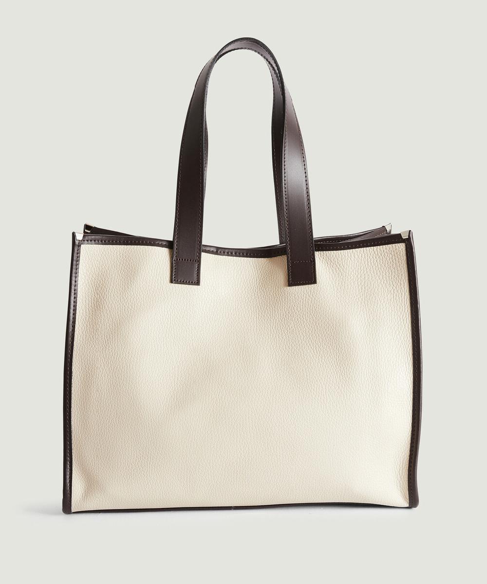 rodier Sac cabas Luna en cuir beige