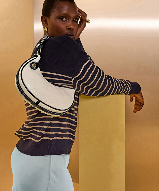 Rodier Sac Demi-lune Lola Beige