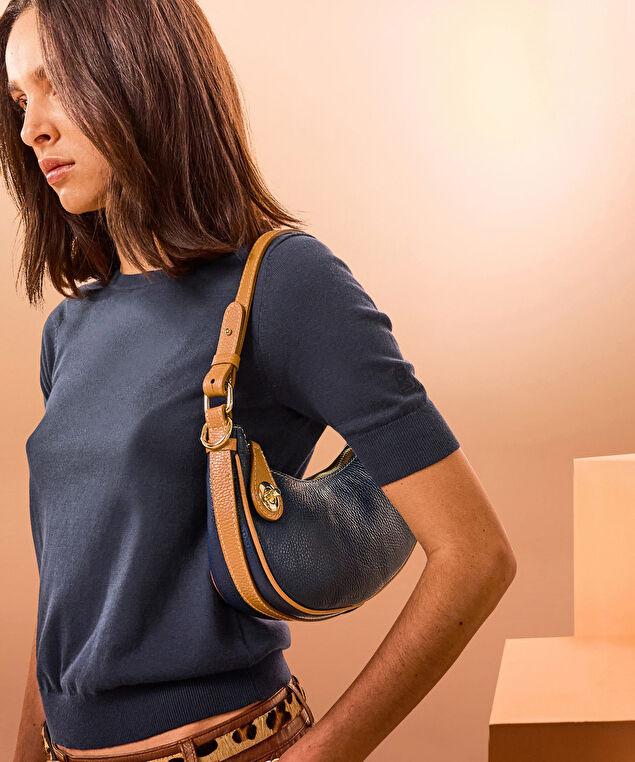 Rodier Sac Demi-lune Lola Bleu Marine