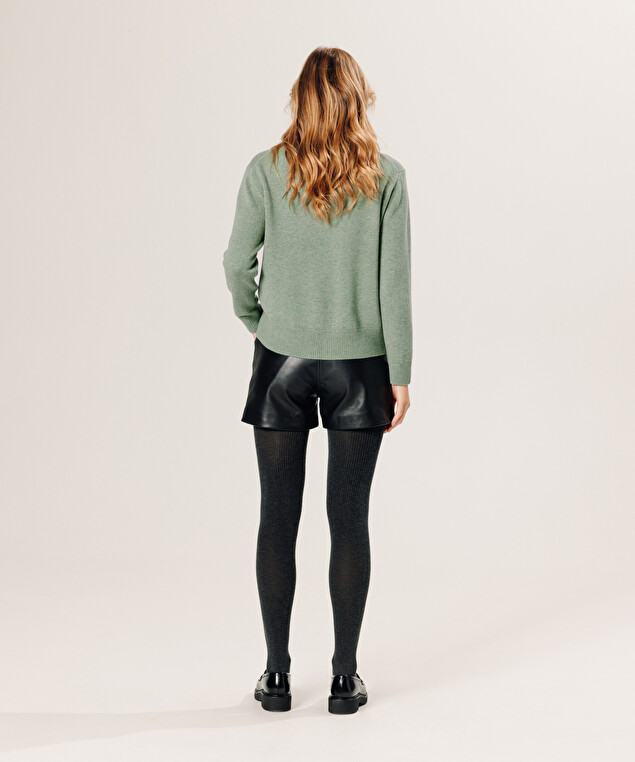 Rodier Short En Cuir Noir