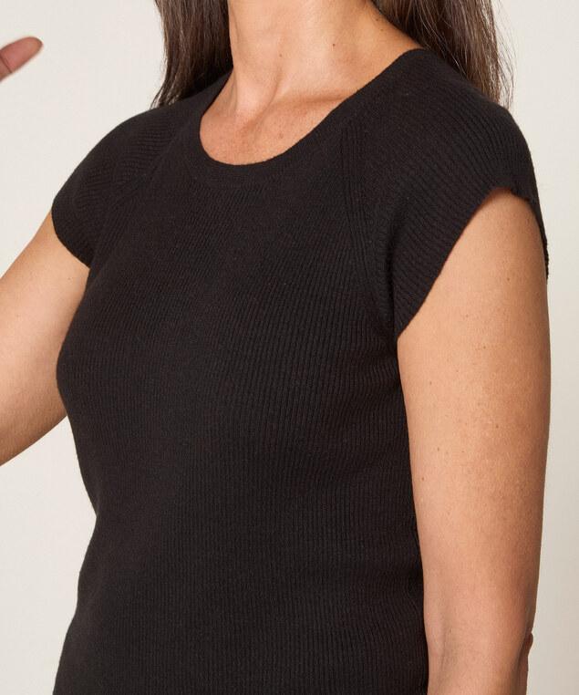 Rodier Top à Côtes Noir