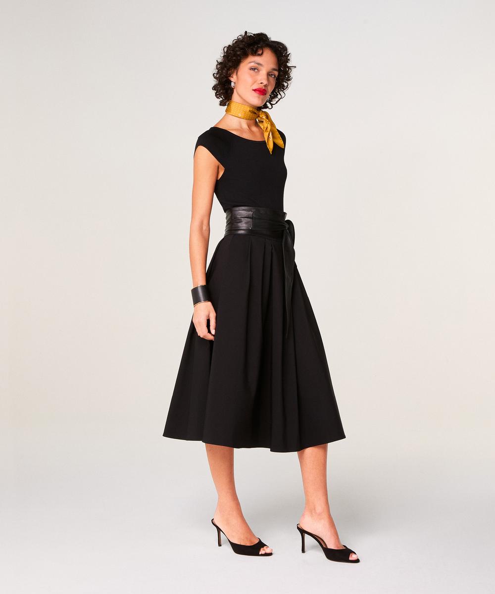 rodier Top encolure bateau noir