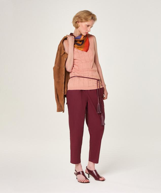 Rodier Tunique En Coton Beige Rose