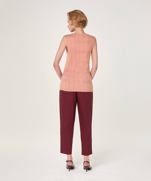 Rodier Tunique En Coton Beige Rose