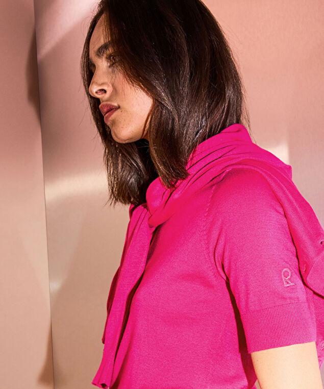 Rodier Twin-set Coton Rose Magenta